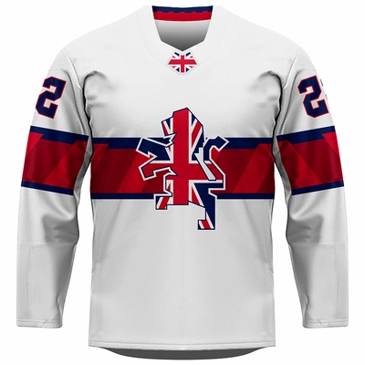 Fan hokejový dres Veľká Británia 0122