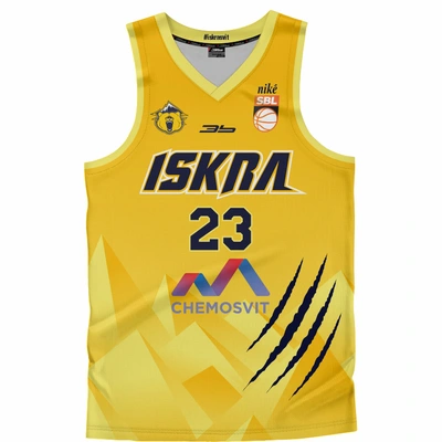 Basketbalový dres Iskra Svit 2023/24 svetlý