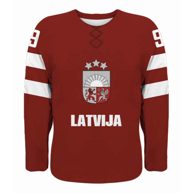 Lotýšsko - fanúšikovský dres vz. 1