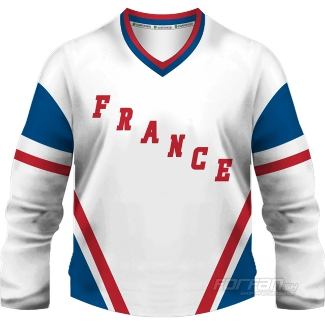 Francúzsko - fanúšikovský dres,  biela verzia