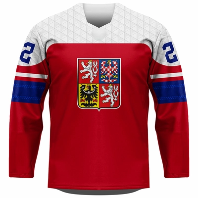 Fan hokejový dres Czech 0222 - MEDVĚD 17