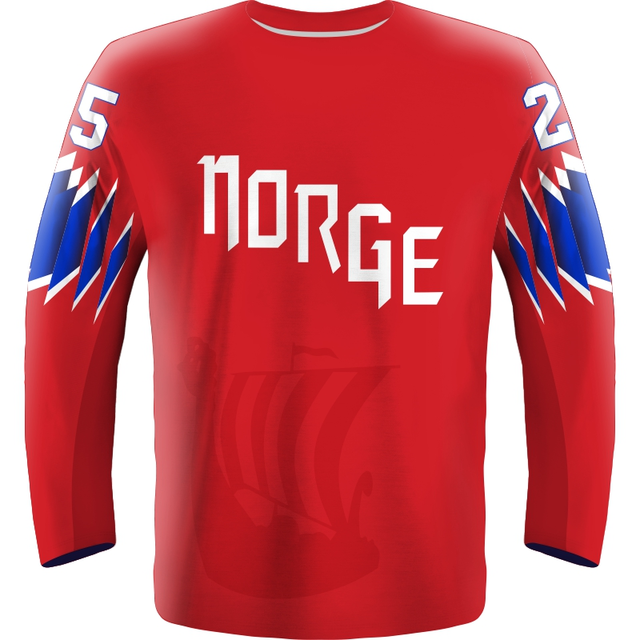 Fan hokejový dres Nórsko 0219