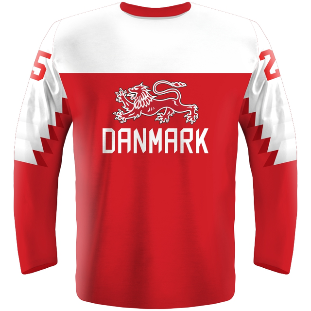 Fan hokejový dres Dánsko 0219