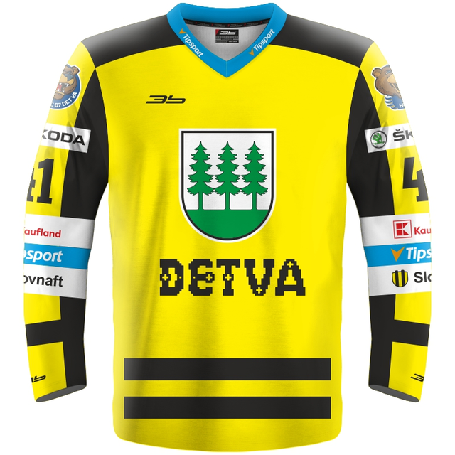 Detský dres HC 07 DETVA 2018/19 Replika svetlá verzia - Peťko 