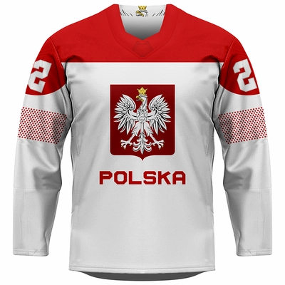 Fan hokejový dres Poľsko 0122